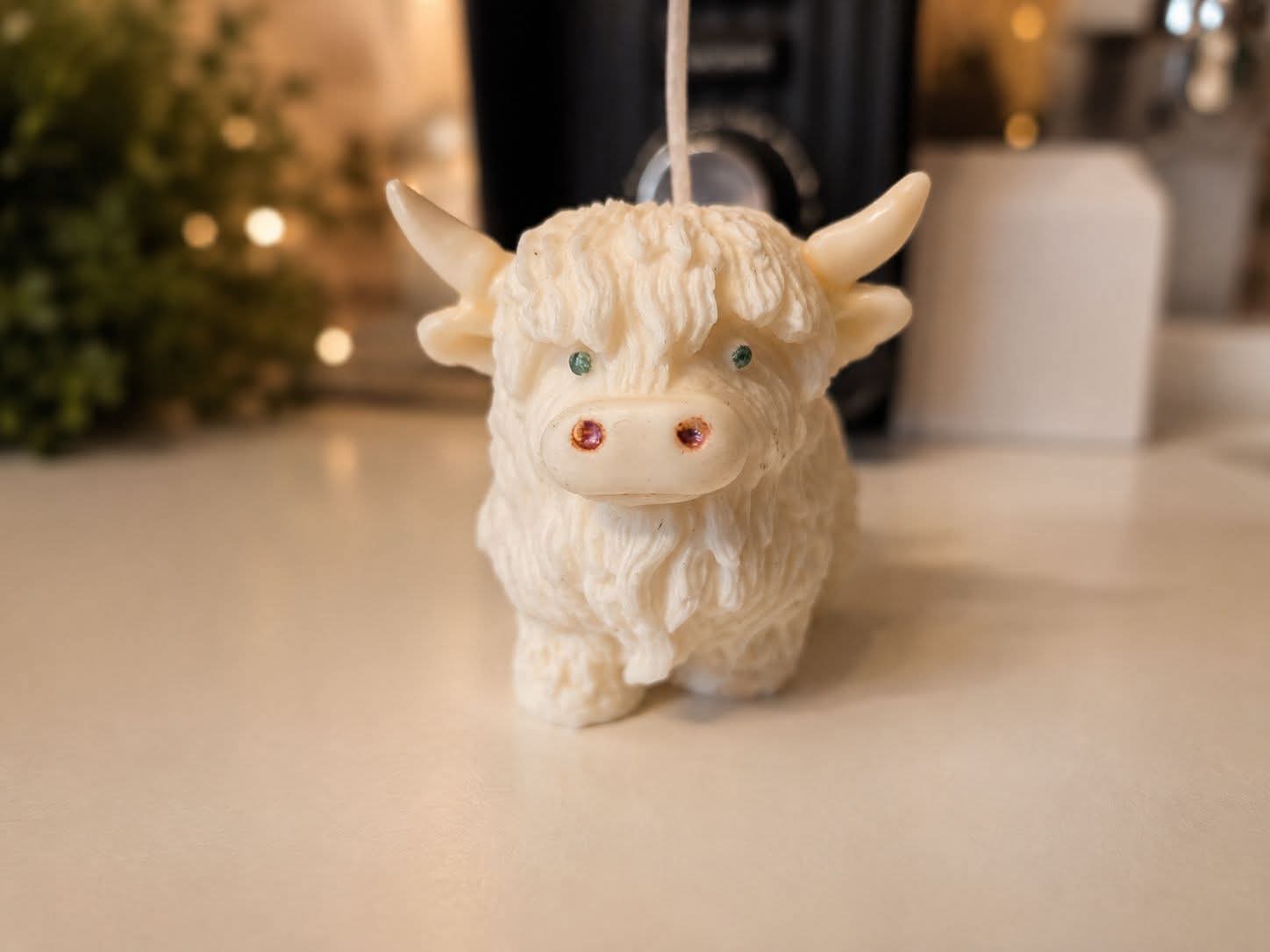 Highland Coo Candle